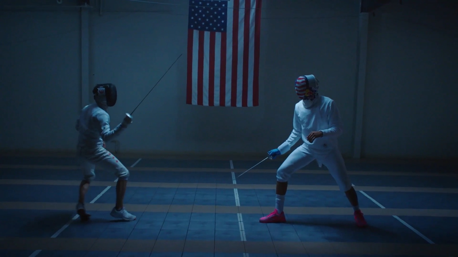 Miles Chamley-Watson fencing, from the Soulcalibur VI campaign